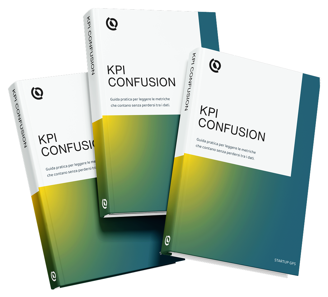 Tre mockup del libro KPI Confusion